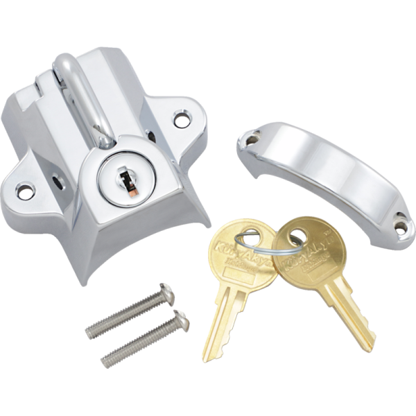 (image for) Kuryakyn Universal Helmet Lock, Chrome