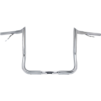 (image for) 1 1/4" Pre-Wired Monkey Bagger Handlebars - Chrome 10"