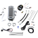(image for) UltraCool Frame Mount Oil Cooler Kit - Chrome