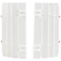 (image for) White Radiator Louver