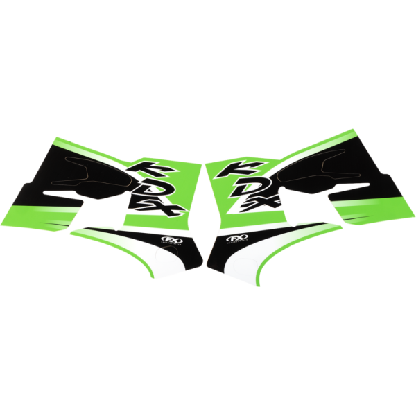 (image for) Factory Effex OEM Shroud and Tank/Shroud Graphics, Style 02 for KDX200/220 95-07