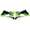 (image for) Factory Effex OEM Shroud and Tank/Shroud Graphics, Style 02 for KDX200/220 95-07