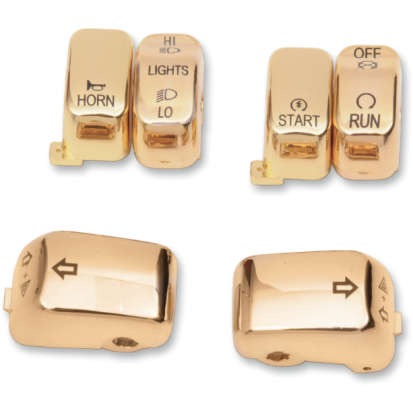 (image for) Drag Specialties 6-Piece Switch Cap Kit (Gold)