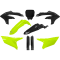 (image for) Complete Body Kit - Neon yellow/black