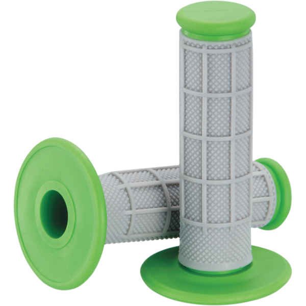 (image for) Moose Racing Moose Offroad Qualifier Grips - Half Waffle Gray/green
