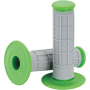 (image for) Moose Offroad Qualifier Grips - Half Waffle Gray/green