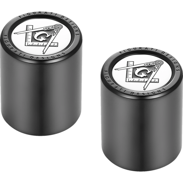 (image for) FIGURATI DESIGNS Docking Cover Black w/ Masonic Emblem