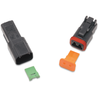 (image for) Black 2-Pin Receptacle