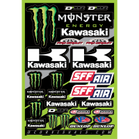 (image for) Monster Energy Kawasaki Team Decal Sheet