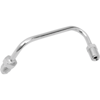 (image for) Chrome Fitting AN-3 male x 3/8" inverted flare 90°-120°