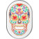 (image for) Left Rear Antenna Cover - Mirror polished w/ sugar skull