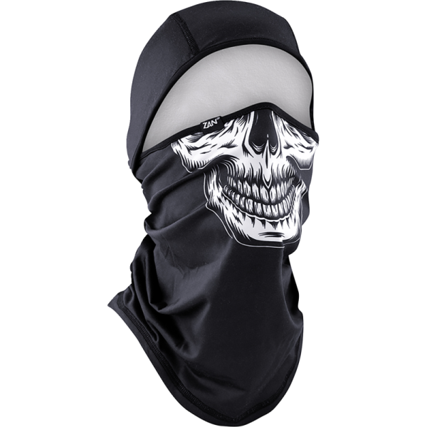 (image for) Zan Headgear SportFlex™ Convertible Balaclava - Black/White Skull