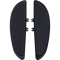 (image for) Standard Black Powdercoated Banana Boards 19" w/o rivets