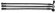 (image for) Designer Series Upper Brake Line, 21", 10mm/180° Banjo
