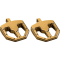 (image for) BMX Billet Footpegs Gold
