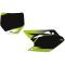 (image for) Pre-Cut Graphic Number Plate Kit - Kawasaki KX250F 06-08 - Black