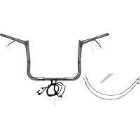 (image for) EZ Install Chrome 12" Pointed Top Handlebar Kit