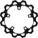 (image for) 13" Front Black Spoke-Mounted Rotor