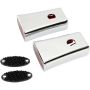 (image for) Stealth Fender Strut Marker Lights - Chrome, red LEDs