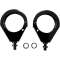 (image for) Turn Signal Fork Clamp Grooved 49mm Gloss Black