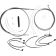 (image for) Stainless w/ Chrome Fittings XR Stainless DOT Kit - 12-14 in.