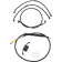 (image for) LA Choppers Midnight Braided Standard Kit for 18-24 FXLRS/FXFB/FXFBS w/ ABS (18-20in.)