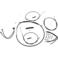 (image for) XR Stainless DOT Kit - Black w/ Chrome Fittings 14"-16"