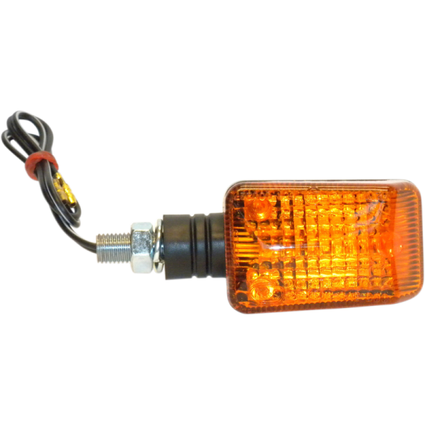 (image for) K&S TECHNOLOGIES Black Mini-Stalk Marker Light - Amber Lens