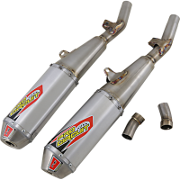 (image for) Pro Circuit T-6 Dual Slip-On Silencers - Honda CRF250R/RX 20