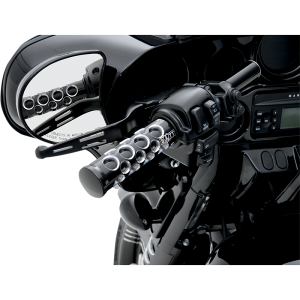 (image for) Drag Specialties Slotted Wide Blade Lever Set Matte Black