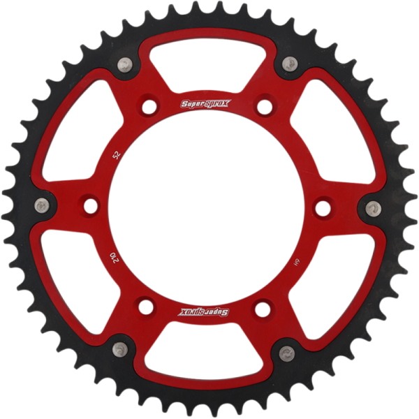 (image for) Supersprox Rear Sprocket - 52T (Stealth/red)