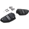(image for) Twin Rail Footrests, Black, Male Mounts