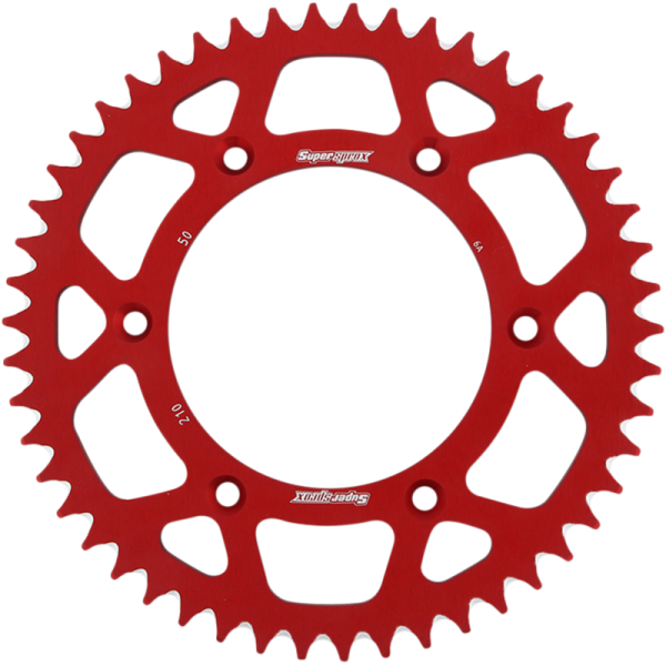 (image for) Supersprox Rear Sprocket - 50T (Aluminum/red)