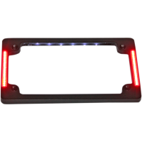 (image for) LED Frame w/ Red Aux Flat Black
