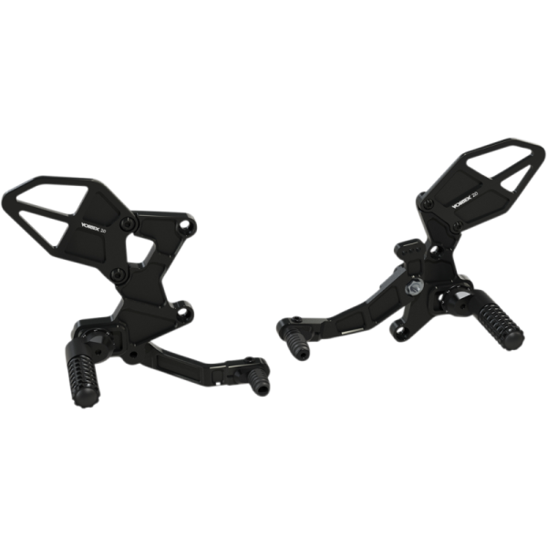 (image for) VORTEX Version 2 Rearsets for Kawasaki EX400 Ninja 18-24