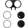 (image for) SlyFox Dual Gauge Housing - Black Anodized