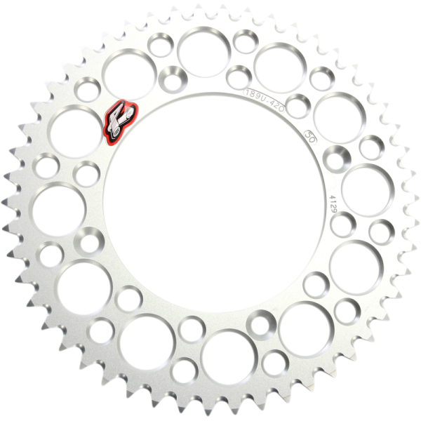 (image for) Renthal Rear Sprocket - 50T - Silver
