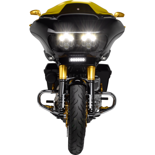 (image for) Arlen Ness Method Performance Bagger Fork Guards - Gold