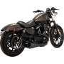 (image for) Vance & Hines Upsweep 2-Into-1 Exhaust System Black