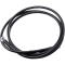 (image for) Black Vinyl-Coated Stainless Steel Brake Line 70"