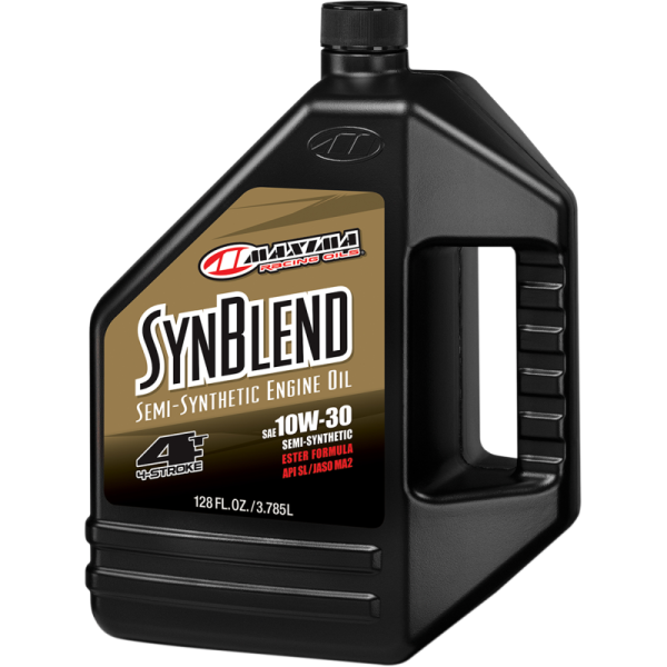(image for) Maxima Racing Oil Maxima Synblend 4 Semi-Synthetic Oil, 10W-30, 3.79 L