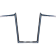 (image for) Wild 1 Chubby 16" Hooked Bar - Chrome