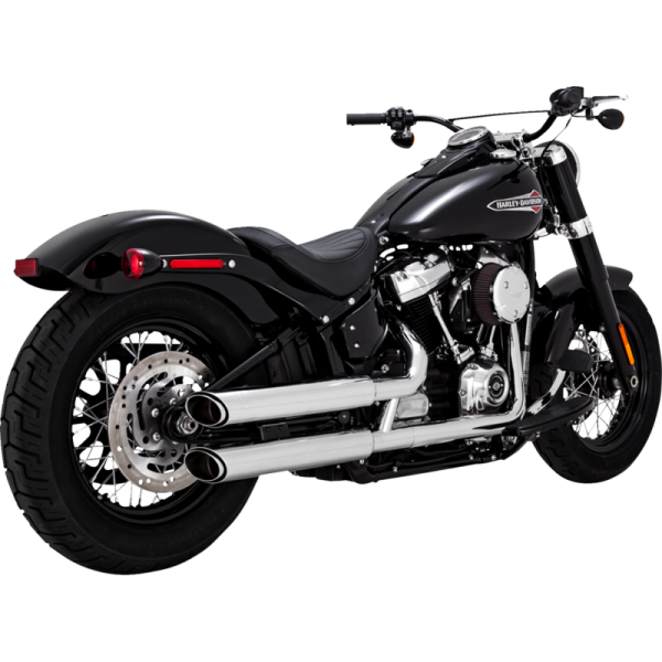 (image for) Vance & Hines PCX Twin Slash Slip-On Muffler Chrome