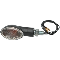 (image for) Black Ultra-Small Mini-Stalk Marker Light - Clear Lens