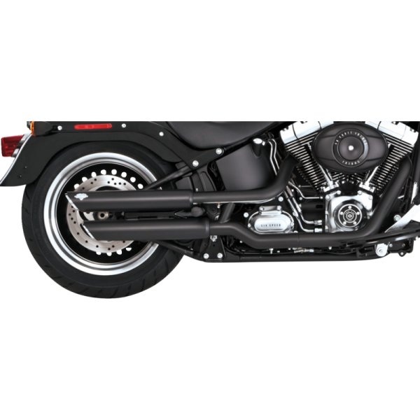 (image for) Vance & Hines PCX Twin Slash Slip-On Muffler Matte Black