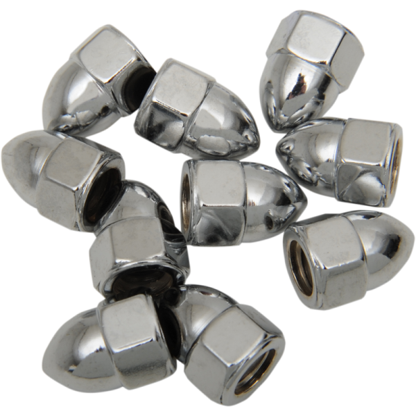 (image for) Drag Specialties Chrome Acorn Nut 5/16"-24