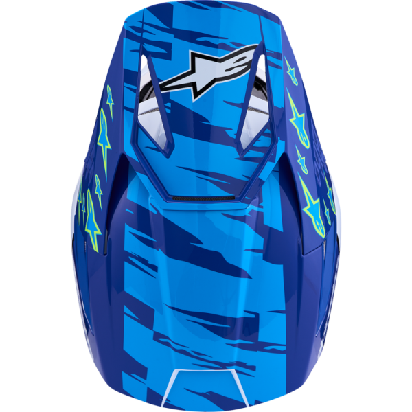 (image for) Alpinestars S-M3 Supertech Falcon Helmet - Blue/Black/Pink - Size L