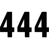 (image for) Mini Pro Numbers - 5" Black - No. 4