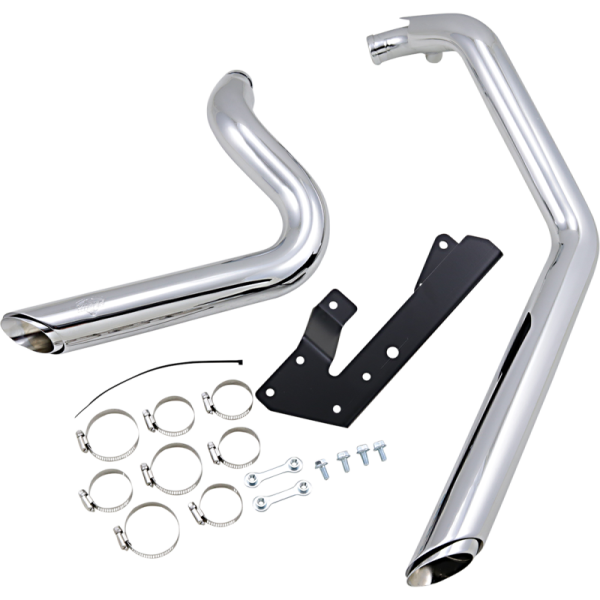 (image for) Vance & Hines Shortshots Staggered Exhaust System Chrome