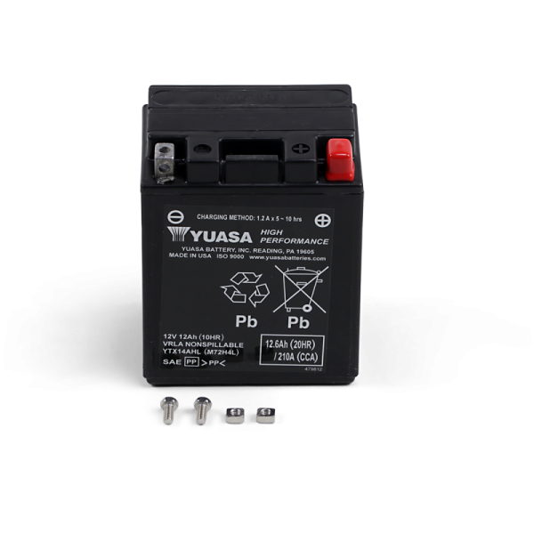 (image for) Yuasa High-Performance AGM Battery YTX14AHL (Factory-Activated)